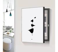 GUAWJRZDP Peinture Décorative pour Boîtier de Compteur, Couvercle de Panneau Électrique Décoratif, Film Décoratif en Cristal pour Panneau de Disjoncteur Caché(Color3-R,40x50cm/15.7x19.7in)