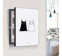 GUAWJRZDP Peinture Décorative pour Boîtier de Compteur, Couvercle de Panneau Électrique Décoratif, Film Décoratif en Cristal pour Panneau de Disjoncteur Caché(Color4-L,40x60cm/15.7x23.6in)