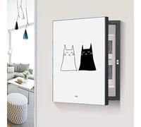 GUAWJRZDP Peinture Décorative pour Boîtier de Compteur, Couvercle de Panneau Électrique Décoratif, Film Décoratif en Cristal pour Panneau de Disjoncteur Caché(Color4-R,40x60cm/15.7x23.6in)