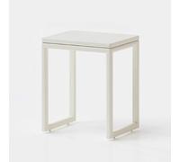 GUAWJRZDP Support de Rangement pour Robot Balayeur, Table D'appoint pour Aspirateur Robot, Armoire de Rangement pour Balayeuse, Support de Rangement Mobile, Buffet de Canapé en Bois(Wit)
