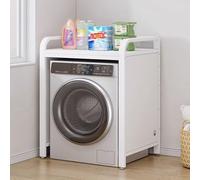 GUAWJRZDP Support de Superposition Épais Pour Lave-linge Et Sèche-linge, Étagère de Rangement Au-dessus Du Lave-linge Et Du Sèche-linge, Meuble Pour Lave-linge À Tambour(Wit)