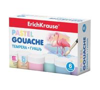 Guay 6 Couleurs X 20 Ml, Erichkrause, Palette Pastel