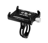 GUB G-85 Support de téléphone CNC pour vélo de 3,5 à 6,2 Pouces, Support de téléphone pour GPS, rallonge de Guidon de Moto - Noir
