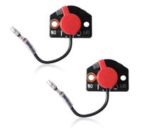 Gubeter 2pcs Kit d'Interrupteur d'Arrêt, pour Robin EY15 EY20 EX17 EY28 EY35 EY40 EX27 moteur, Contacteur/Interrupteur Tondeuse à Gazon Pieces Detachees, Remplace Origine 066-00004-71