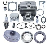 Gubeter 52Mm Cylindre Piston Embrayage Tambour 3/8 7T Pignon Jante Joint Kit, pour Stihl 044 Ms440 Tronçonneuse Partie, Cylindre Alésage 52Mm, 1128 020 1227, 1128 007 1000, 1128 007 1050