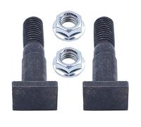 Gubeter Barre Goujon Boulon Écrou Kit, pour Husqvarna 61 66 266 268 272 362 365 371 372 394 3120 3120Xp Tronçonneuse, 503220001, 501815701