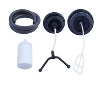 Gubeter Bouchon d'huile et Bouchon de Carburant Kit de Tuyau de Ligne de Filtre, pour Husqvarna 50 51 55 254 257 tronçonneuse, 501765602, 53007126