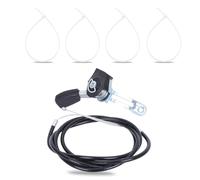 Gubeter Câble d'accélérateur 1,2 m avec interrupteur Kit pour artisan 175067 169676, 169676 532169676 532175067 21547184,Remplace OEM 532175067