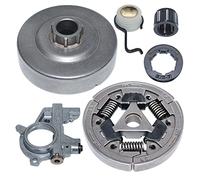Gubeter Embrayage Tambour Pignon Jante 3/8-7 Kit, pour Stihl Ms440 044 Ms460 046 Ms361, Tambour Roulement 9512 933 2380, Couvercle Rondelle 1128 162 1001, Pignon Jante 3/8"-7 0000 642 1223