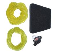 Gubeter Kit d'ampoule d'amorce de Filtre à air, pour Poulan pour Craftsman pour Husqvarna pour pièce de tronçonneuse Poulan Pro, 530037793, 530069216, 530069247, 188 513