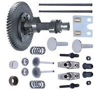 Gubeter Kit d'arbre à cames d'arbre à cames, pour pièce de Moteur Honda Gx390 13Hp, 14100-Zf6-W01, 14410-Ze3-013, 14431-Ze2-010, 14791-Ze2-010, 90012-Ze0-010, 12209-Ze8-003, 14441 -Ze2-000