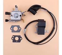 Gubeter Kit de Bobine d'allumage de carburateur, pour Tondeuse Stihl Fs120 Fs200 Fs250 Fs300 Fs350, 4134 120 0603, 41341200604, 41344001301