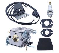 Gubeter Kit de Bobine d'allumage de carburateur, pour tronçonneuse Partner 350 351 370 371 420, référence de Remplacement pour 530039167, 530 03 91-67, référence de Remplacement