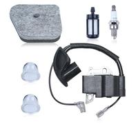 Gubeter Kit de Bobine d'allumage, pour Stihl Fs90R Fs100R Fs110R Fs130R Km110R Fc90 Etc. Coupe-Bordures Mangeur de Mauvaises Herbes, 4180 1302 A, MC 4180 B