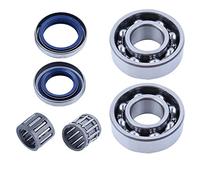 Gubeter Kit de Joint d'huile de roulement de Vilebrequin pour Husqvarna 362, 365, 365X-Torq, 371, 371Xp, 372, 372Xp, 372Xp X-Torq tronçonneuse, 738 22 02 25, 503 26 03 01, 505 27 57 19