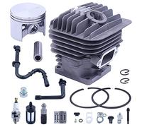 Gubeter Kit de Piston de Cylindre 52 mm, pour pièce de tronçonneuse Stihl Ms460 046, 1128 020 1217
