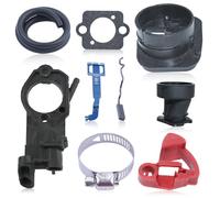 Gubeter Kit de Réparation de Collecteur d'admission, pour Husqvarna 346Xp 351 353, Manchon d'Admission et Tige d'étranglement, Tronçonneuse Pieces Detachees, remplacement 503866402,503 86 63 01