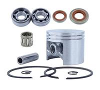 Gubeter Kit de Segments de Piston 48 mm, pour tronçonneuse Stihl 036, 036Qs, Ms360, Ms360C, 034, Ms340, 1125 030 2001