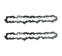 Gubeter Lot de 2 chaînes de scie à chaîne de rechange 20,3 cm pour DeWalt DCPS620 DCPS620B DCPS620M1 20 V MAX XR Li-Ion Scie à mât Scie à mât 34DL 043