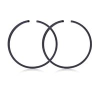 Gubeter Lot de 2 Segments de Piston 34 mm x 1.2 mm, pour Husqvarna 223L, pour Tronçonneuse Débroussailleuse Tondeuse à Gazon Pièces de Rechange