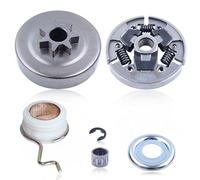 Gubeter Pignon Embrayage pour Stihl 021 023 025 MS210 MS230 MS250 Tronconneuse Pieces Detachees Tambour D'embrayage Pignon Vis Sans Fin E-clip Rondelle Roulement 11231602050 11236402074