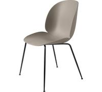GUBI Beetle Chaise de Table de Salle à Manger Base Conique Mat Noir/ Nouveau Beige