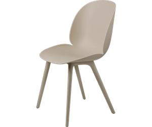 GUBI Beetle Table de Salle à Manger D'extérieur et Chaise en Plastique Beige