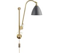 GUBI Applique murale Bestlite BL5 Gris-laiton Ø 16 cm H 47-80 cm