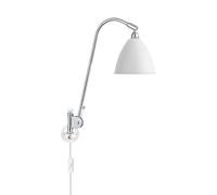 GUBI - Bestlite BL6 Applique Murale Ø16 Chrome/Blanc Mat