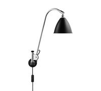 GUBI - Bestlite BL6 Applique Murale Ø16 Chrome/Noir