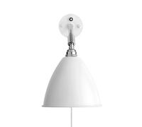 GUBI Lampe murale Bestlite BL7 blanc mat-chrome