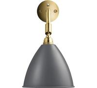 Gubi Applique murale Bestlite BL7 Gris et laiton