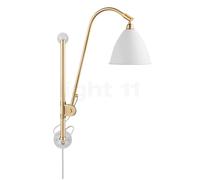 Gubi BL5 Applique laiton/blanc