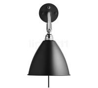 Gubi BL7 Applique chrome/noir , Vente d'entrepôt, neuf, emballage d'origine