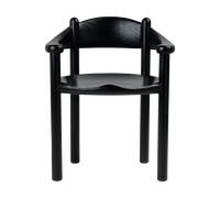 GUBI Chaise à accoudoirs Daumiller Brown-black pine