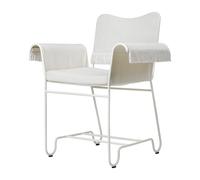 Gubi Tropique Chaise de Salle à Manger à Franges Blanc/Leslie 06