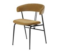 GUBI Chaise Violin Velvet 294 grey green-black