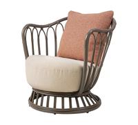 GUBI Fauteuil d'extérieur Grace Lorkey Limonta 41-44-mushroom gray