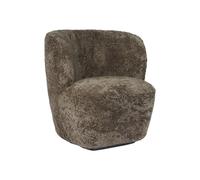GUBI fauteuil STAY SMALL avec la base noire (Cat. B - Tissu)
