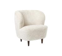 GUBI fauteuil STAY SMALL avec les pieds en bois (Cat. D - Tissu et noyer américain)