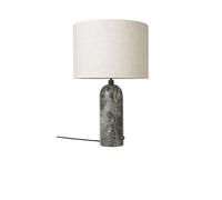 GUBI - Gravity Lampe de Table Large Marbre Gris/Toile
