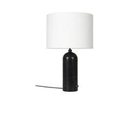 GUBI - Gravity Lampe de Table Large Marbre Noir/Blanc