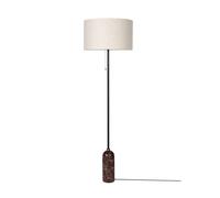GUBI Lampadaire Gravity Maroon marble-canvas