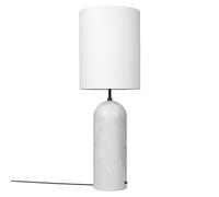 GUBI lampadaire GRAVITY XL HIGH (Blanc - Marbre et Tissu blanc)