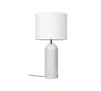 GUBI Lampadaire Gravity XL marbre blanc/blanc. low
