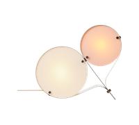 GUBI Lampe de table Coppia Ivory & blush