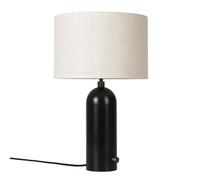 GUBI Lampe de table Grablancy S Noir-toile