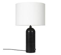 Gubi Lampe à poser Gravity – Abat-jour en marbre noir et blanc – Grand abat-jour