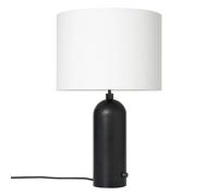 Gubi Lampe à poser Gravity – Grande, acier noir/blanc