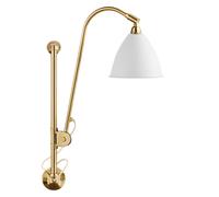 GUBI Lampe murale Bestlite BL5 Blanc mat-laiton
